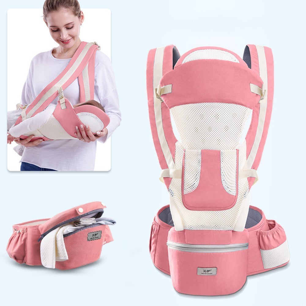 Travel-Friendly Hip Seat Baby Carrier with Multiple Positions