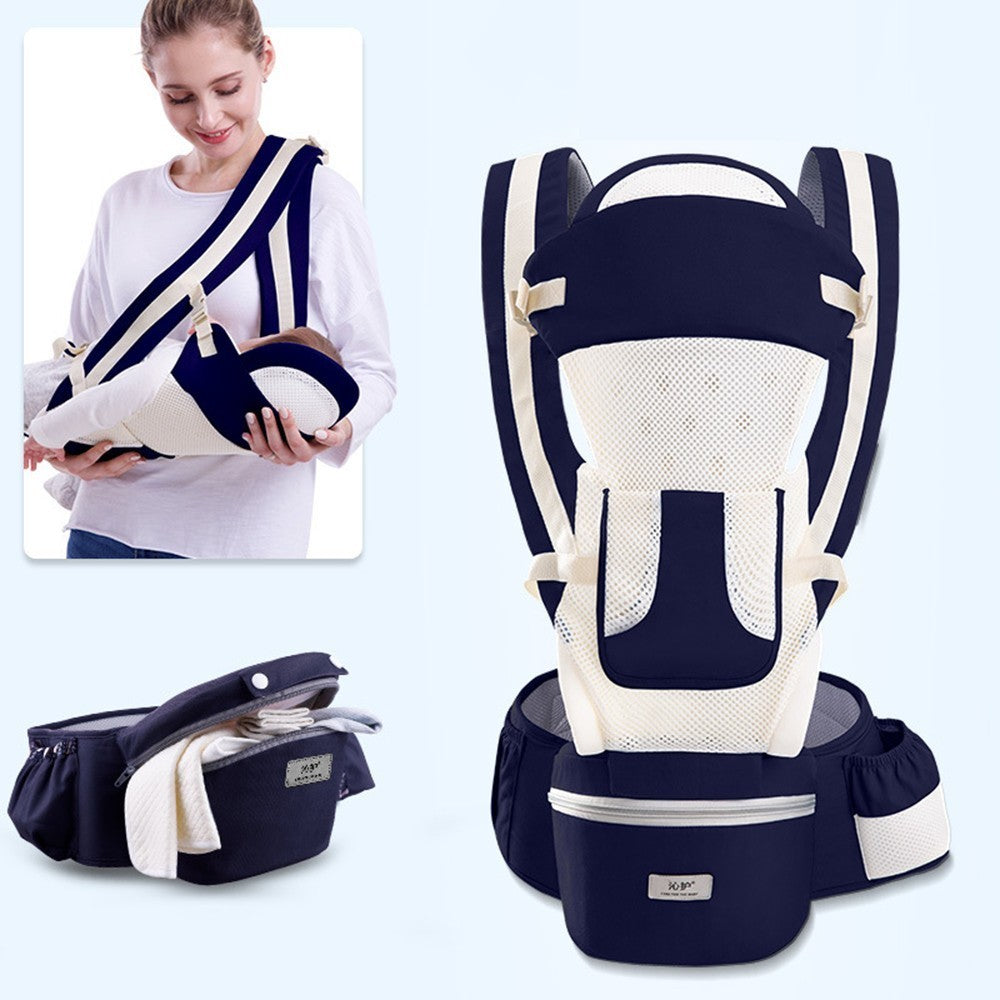 Travel-Friendly Hip Seat Baby Carrier with Multiple Positions