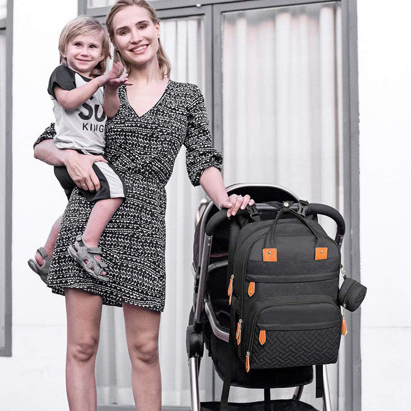 Modern Diaper Bag with Changing Station