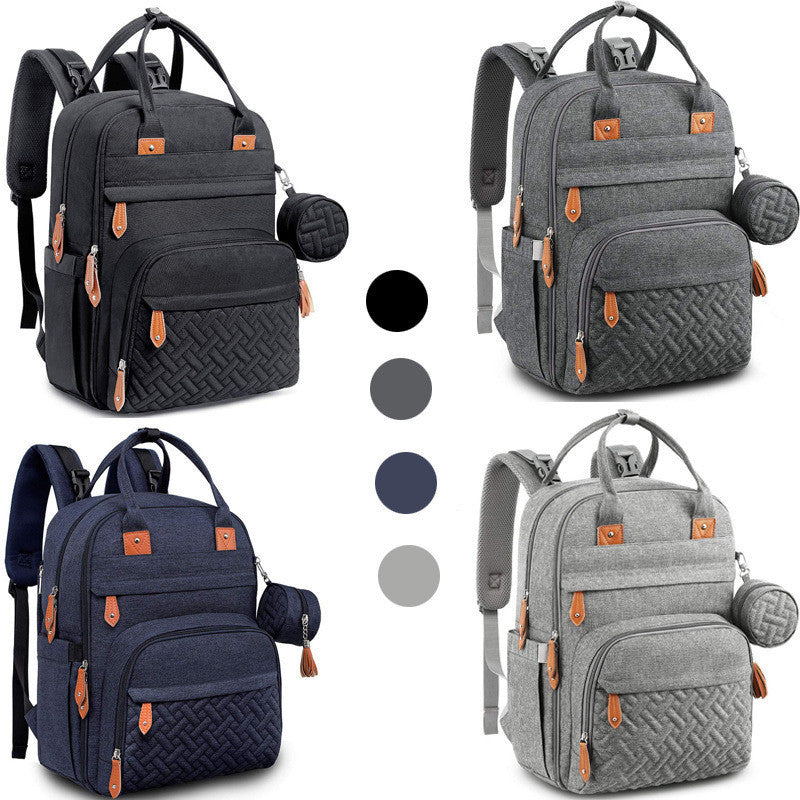 Modern Diaper Bag with Changing Station