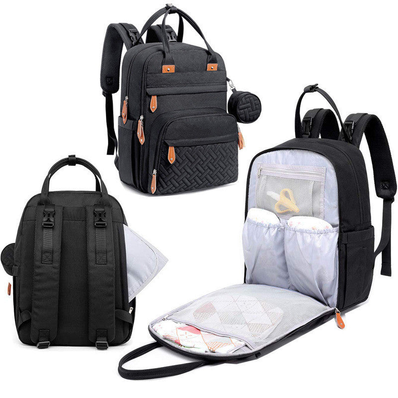 Modern Diaper Bag with Changing Station