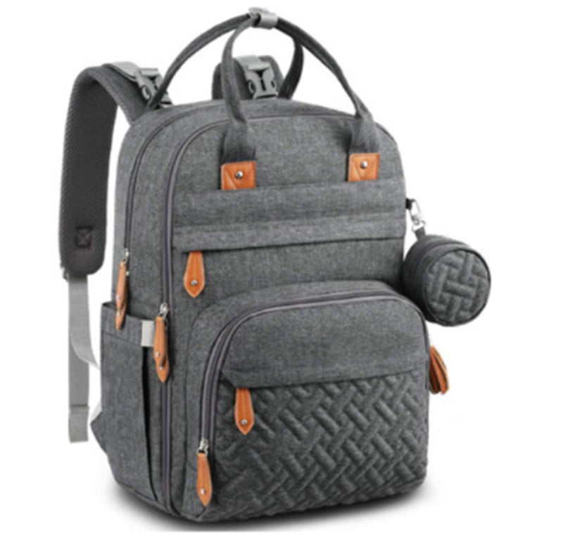 Modern Diaper Bag with Changing Station