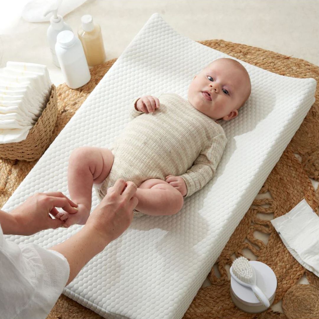 Comfortable & Secure Baby Changing Pad with Washable Cover