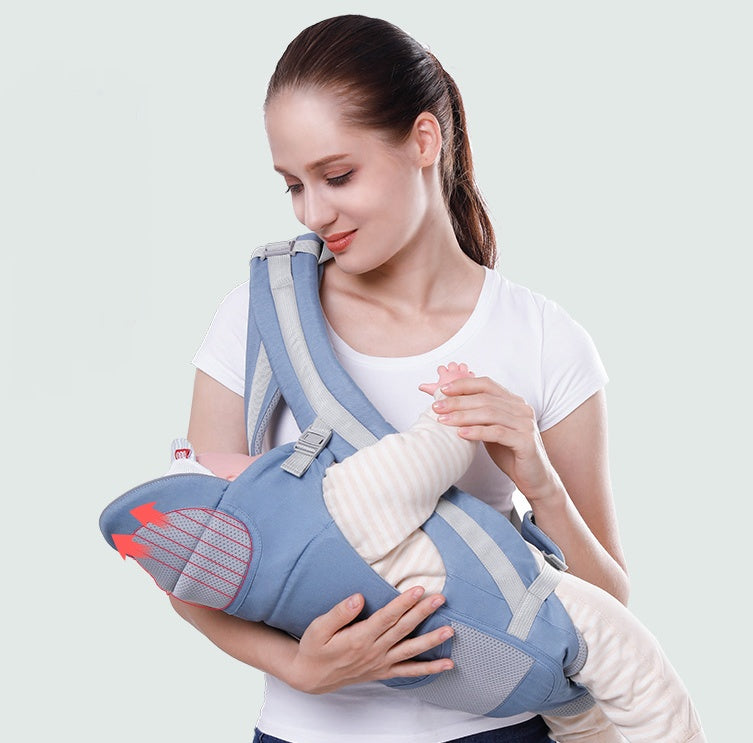 Travel-Friendly Hip Seat Baby Carrier with Multiple Positions