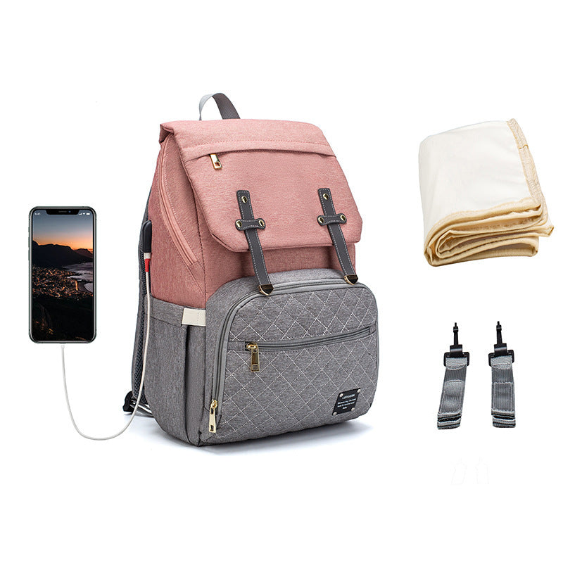 Versatile Diaper Bag with Stroller Straps