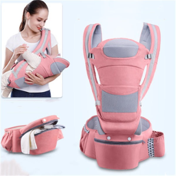 Travel-Friendly Hip Seat Baby Carrier with Multiple Positions