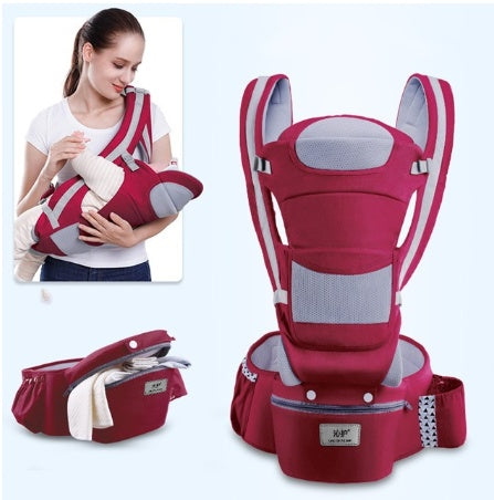 Travel-Friendly Hip Seat Baby Carrier with Multiple Positions