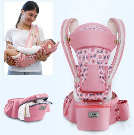 Travel-Friendly Hip Seat Baby Carrier with Multiple Positions