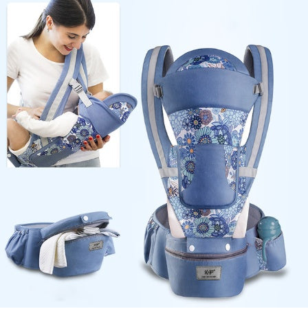 Travel-Friendly Hip Seat Baby Carrier with Multiple Positions