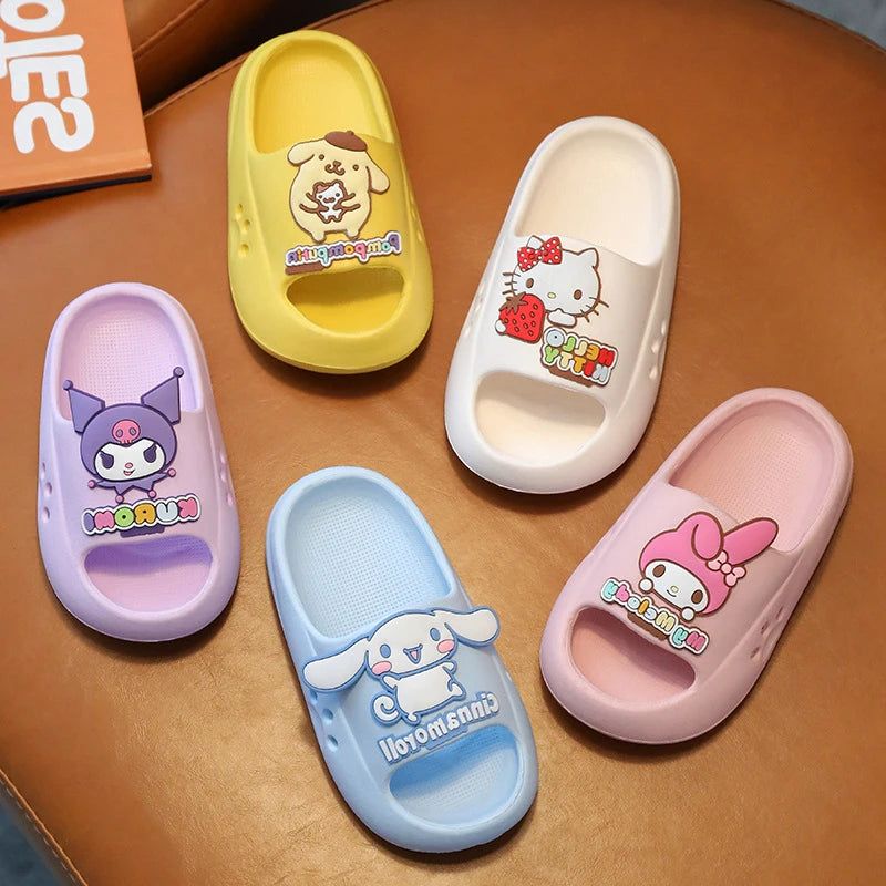 Indoor Children's Slippers for Boys and Girls: EVA Sandals with Anti-slip and Wear-resistant Features